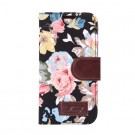 Lommebok Etui for Samsung Galaxy S5 Mini Rose Svart thumbnail