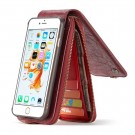iPhone 6 Pluss/6s Pluss 5,5" 2i1 Mobilveske m/kortlommer og glidelås Rød thumbnail