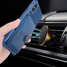 iPhone Xs Max Deksel Armor Wallet Midnattsblå med innebygd magnet thumbnail