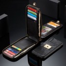 iPhone Xs/X 5,8 2i1 Mobilveske m/kortlommer og glidelås Svart thumbnail