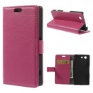 Lommebok Etui for Sony Xperia Z3 Compact Rosa thumbnail
