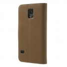 Lommebok Etui for Samsung Galaxy S5 Retro Beige thumbnail