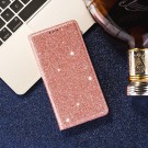 iPhone 12 6,1" / 12 Pro 6,1" Slimbook Etui Glitter Rosa thumbnail