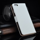 Lommebok Etui for iPhone 6 Pluss Genuine Hvit thumbnail