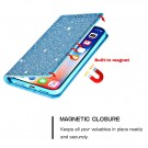 iPhone 12 6,1" / 12 Pro 6,1" Slimbook Etui Glitter Turkis thumbnail