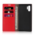 Galaxy Note 10+ (Pluss) Etui m/kortlommer Genuine Pro Rød thumbnail