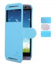 Slimbook Etui for HTC One (M8) Fresh Lyse Blå thumbnail