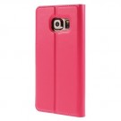 Slimbook Etui m/displayvindu for Galaxy S6 Edge Mercury Rosa thumbnail