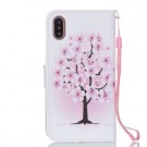 iPhone Xs/X Lommebok Etui Art m/2 kortlommer Cherry Blossom thumbnail