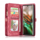 Galaxy Note 10 2i1 Etui m/multikortlommer av lær Rød thumbnail