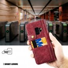 Galaxy S9+ (Pluss) 2i1 Etui m/kortlommer Urban Rød thumbnail