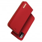 iPhone 12 Pro Max 6,7" Lommebok Etui Genuine Lux Rød thumbnail