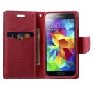 Etui for Galaxy S5 Mini Mercury Lys Rosa m/kortlommer thumbnail