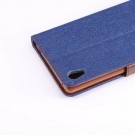 Lommebok Etui for Sony Xperia Z3+ Denim Mørk Blå thumbnail