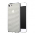 iPhone 7 4,7" / iPhone 8 4,7" Deksel Carbon Hvit thumbnail