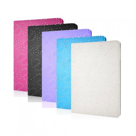 Mappe Etui for iPad Air Glitter Blomst