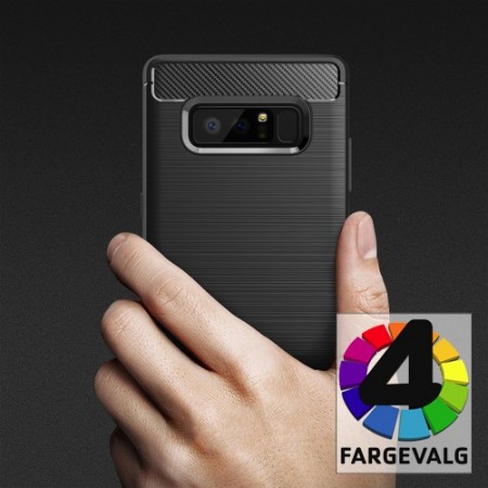 Galaxy Note 8 Deksel Carbon