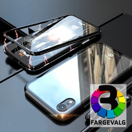 iPhone XR 6,1 Magnetisk Deksel Metall Ramme