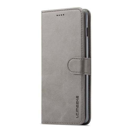 Galaxy Note 10+ (Pluss) Lommebok Etui Retro Grå