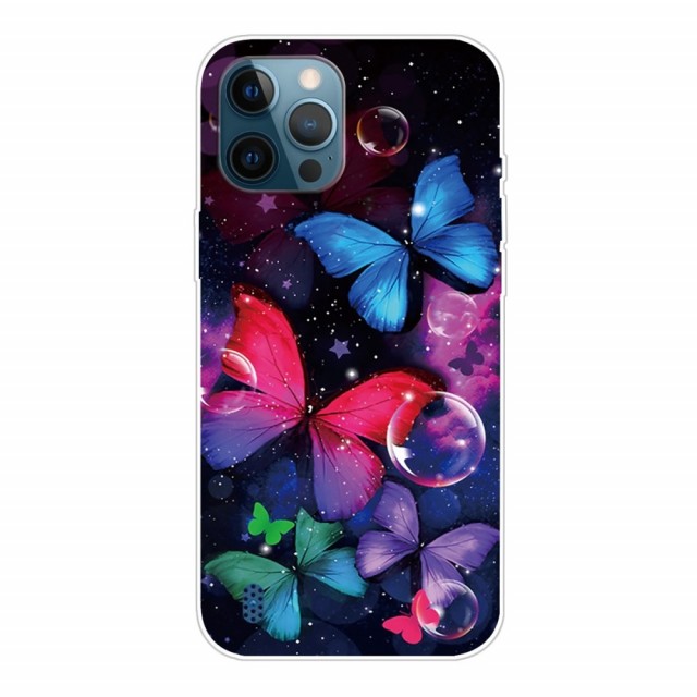 iPhone 12 6,1" / iPhone 12 Pro 6,1" Deksel Art Butterflies