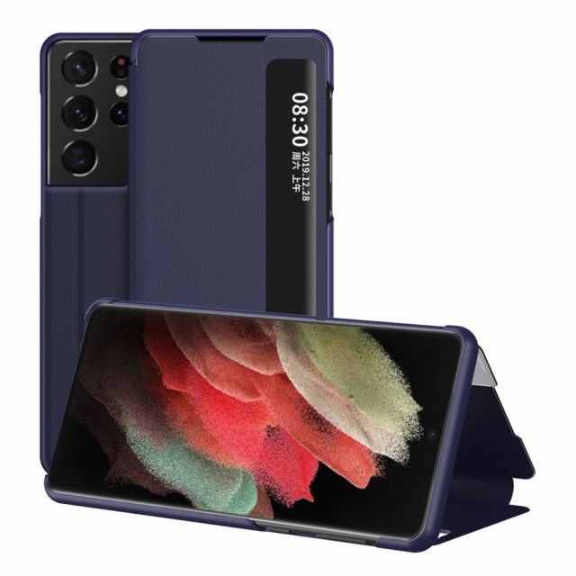 Galaxy S21 Ultra Slimbook View Etui Midnattsblå