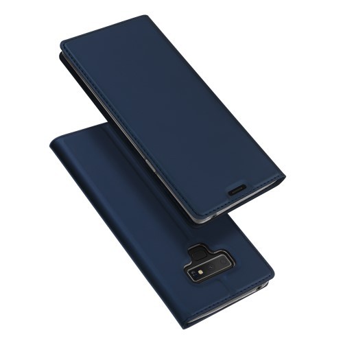 Galaxy Note 9 Slimbook Etui m/1 kortlomme Midnattsblå
