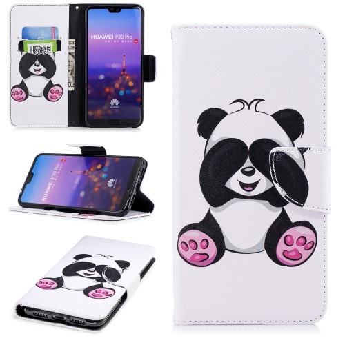 Huawei P30 Lommebok Etui Art Cute Panda