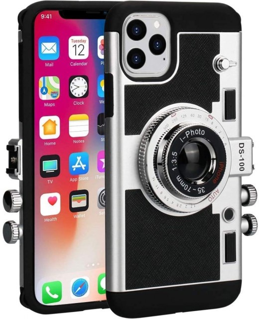 iPhone 12 6,1 / iPhone 12 Pro 6,1 Deksel Vintage Kamera