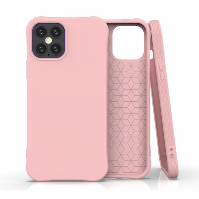 iPhone 12 6,1" / iPhone 12 Pro 6,1" Deksel SoftCase Rosa