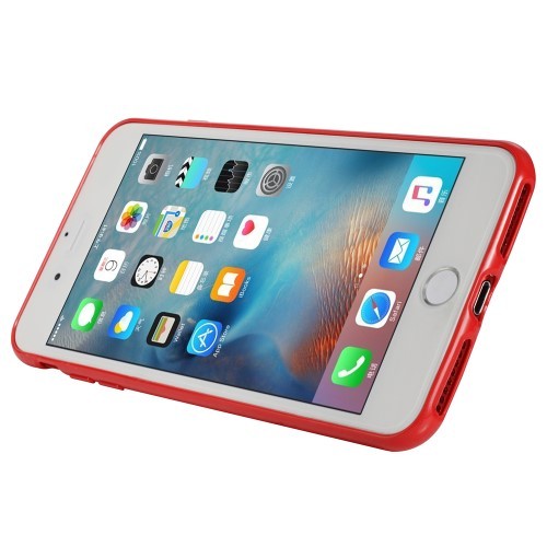 iPhone 7 4,7" / iPhone 8 4,7" Deksel Marmor Rød