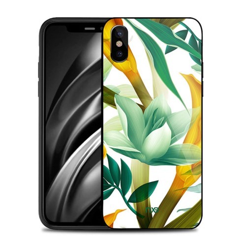 iPhone Xs/X 5,8 Deksel Flower Green