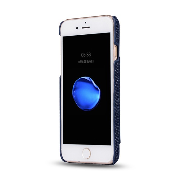 iPhone X / iPhone Xs Deksel Denim Pocket Blå