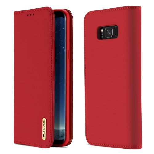 Galaxy Note 9 Lommebok Etui Genuine Lux Rød