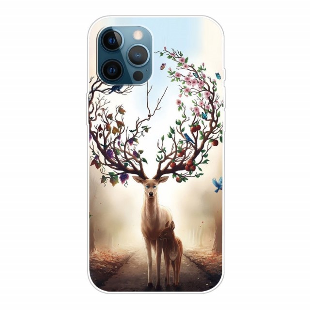iPhone 12 6,1" / iPhone 12 Pro 6,1" Deksel Art Deer