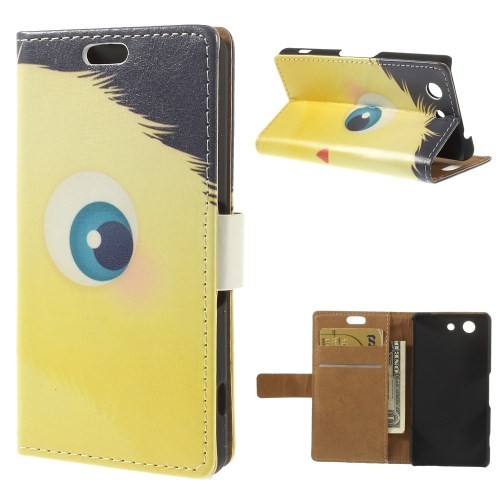Lommebok Etui for Sony Xperia Z3 Compact Happy Monster 1
