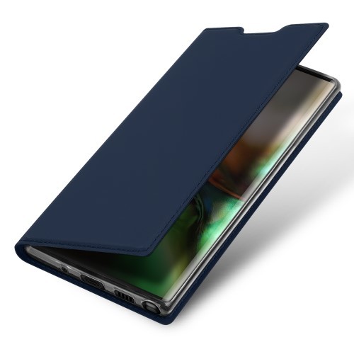 Galaxy Note 10 Slimbook Etui med 1 kortlomme  Midnattsblå