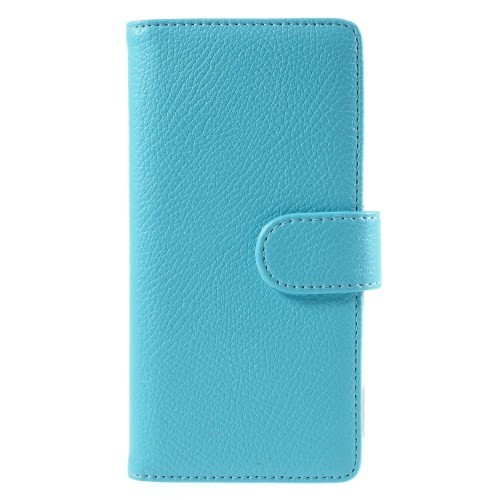 Lommebok Etui for Sony Xperia Z3+ Lychee Lys Blå
