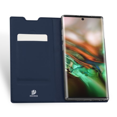 Galaxy Note 10 Slimbook Etui med 1 kortlomme  Midnattsblå
