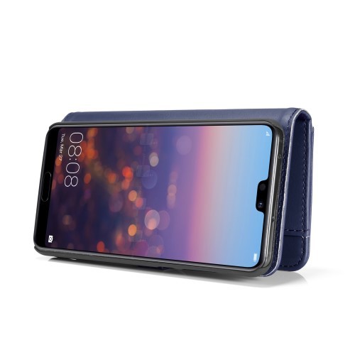 Huawei P30 2i1 Etui m/3 kortlommer Classic Lux Midnattsblå