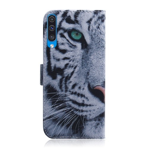 Galaxy A70 (2019) Lommebok Etui Art White Tiger