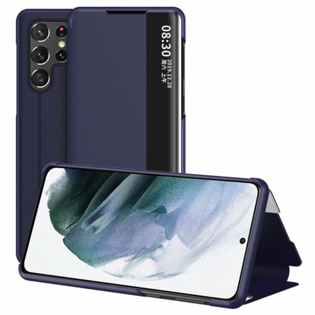 Galaxy S22 Ultra Slimbook View Etui Midnattsblå