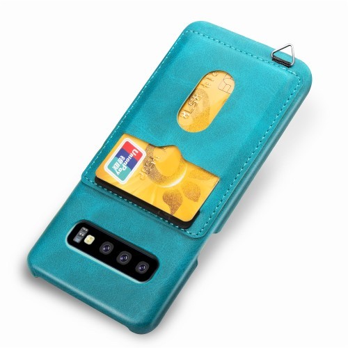 Galaxy Note 10+ Deksel m/ 2 kortlommer LuxPocket Turkis