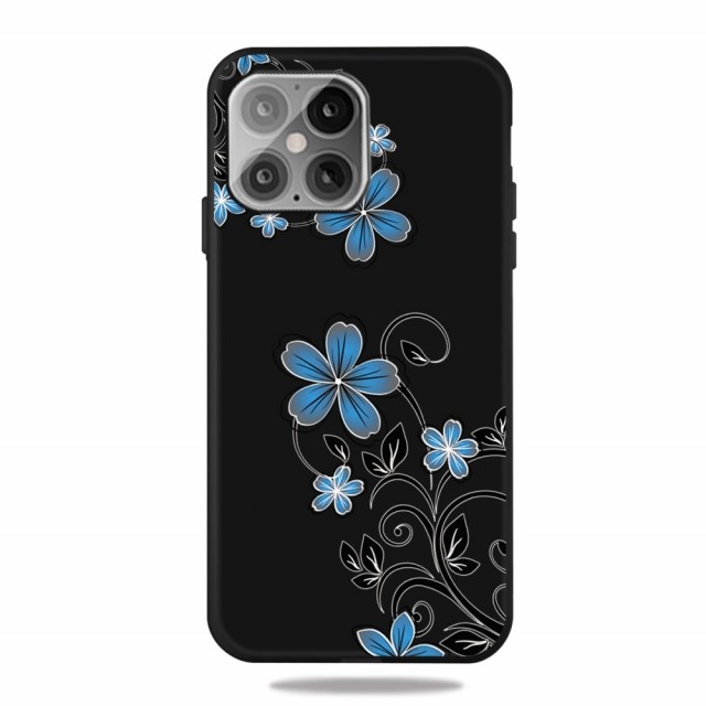 iPhone 12 Mini 5,4" Deksel Art Blue Flower