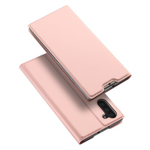 Galaxy Note 10 Slimbook Etui med 1 kortlomme Rosegull