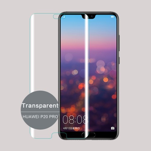 Heldekkende Skjermbeskytter av herdet glass for Huawei P20 Pro Transparent