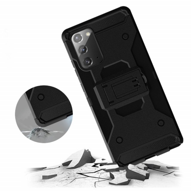 Galaxy Note 20 Armor Case m/kickstand & belteklips