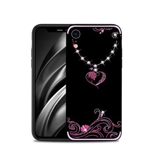 iPhone XR Deksel Dekor Jewels One Hart