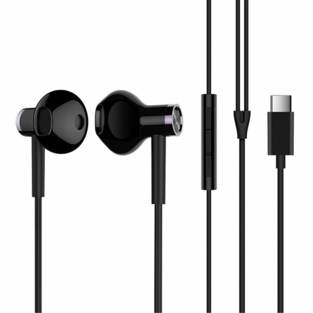 Buds in-ear Headsett m/Mikrofon Type-C Plugg Svart