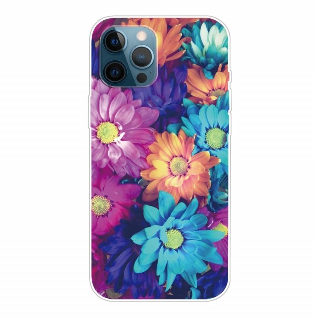 iPhone 12 6,1" / iPhone 12 Pro 6,1" Deksel Art Color Flowers