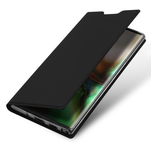 Galaxy Note 10 Slimbook Etui med 1 kortlomme Svart